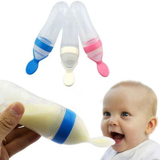 Cuchara de Silicona para Bebés – Suave, Segura y Perfecta para sus Primeros Bocados
