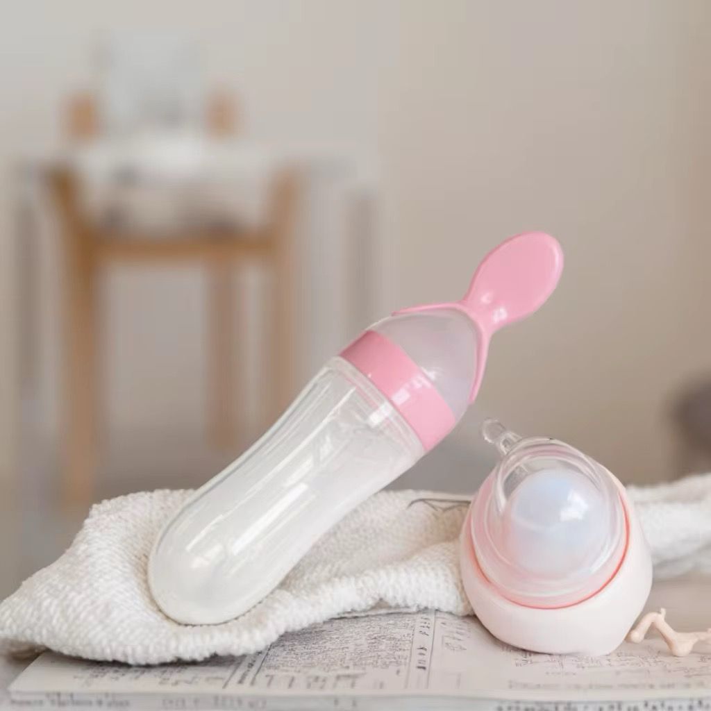 Cuchara de Silicona para Bebés – Suave, Segura y Perfecta para sus Primeros Bocados