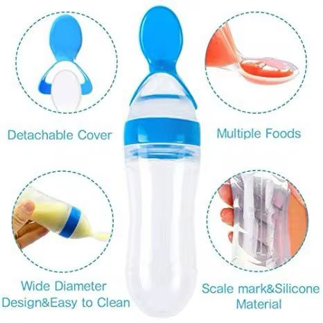 Cuchara de Silicona para Bebés – Suave, Segura y Perfecta para sus Primeros Bocados