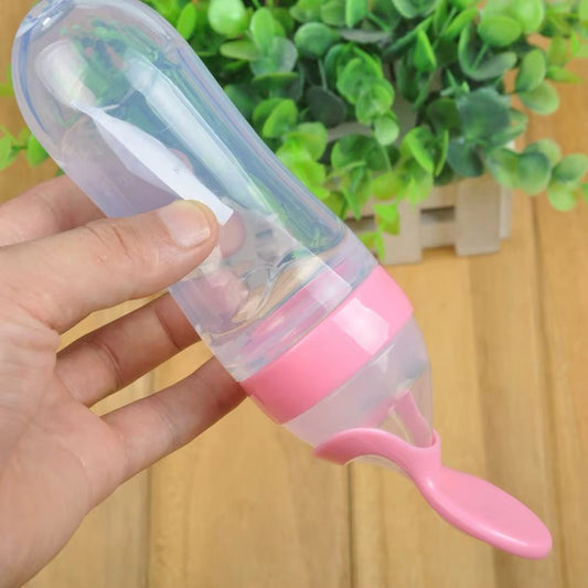 Cuchara de Silicona para Bebés – Suave, Segura y Perfecta para sus Primeros Bocados