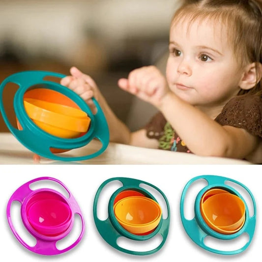 Plato Giratorio 360° Antiderrames – Comer Sin Derramar es Más Divertido