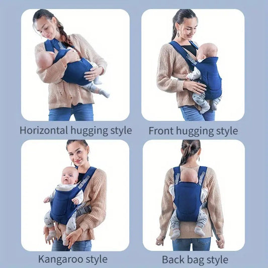 Cargador de Bebé Ajustable 4 en 1 – Comodidad, Cercanía y Libertad de Movimiento