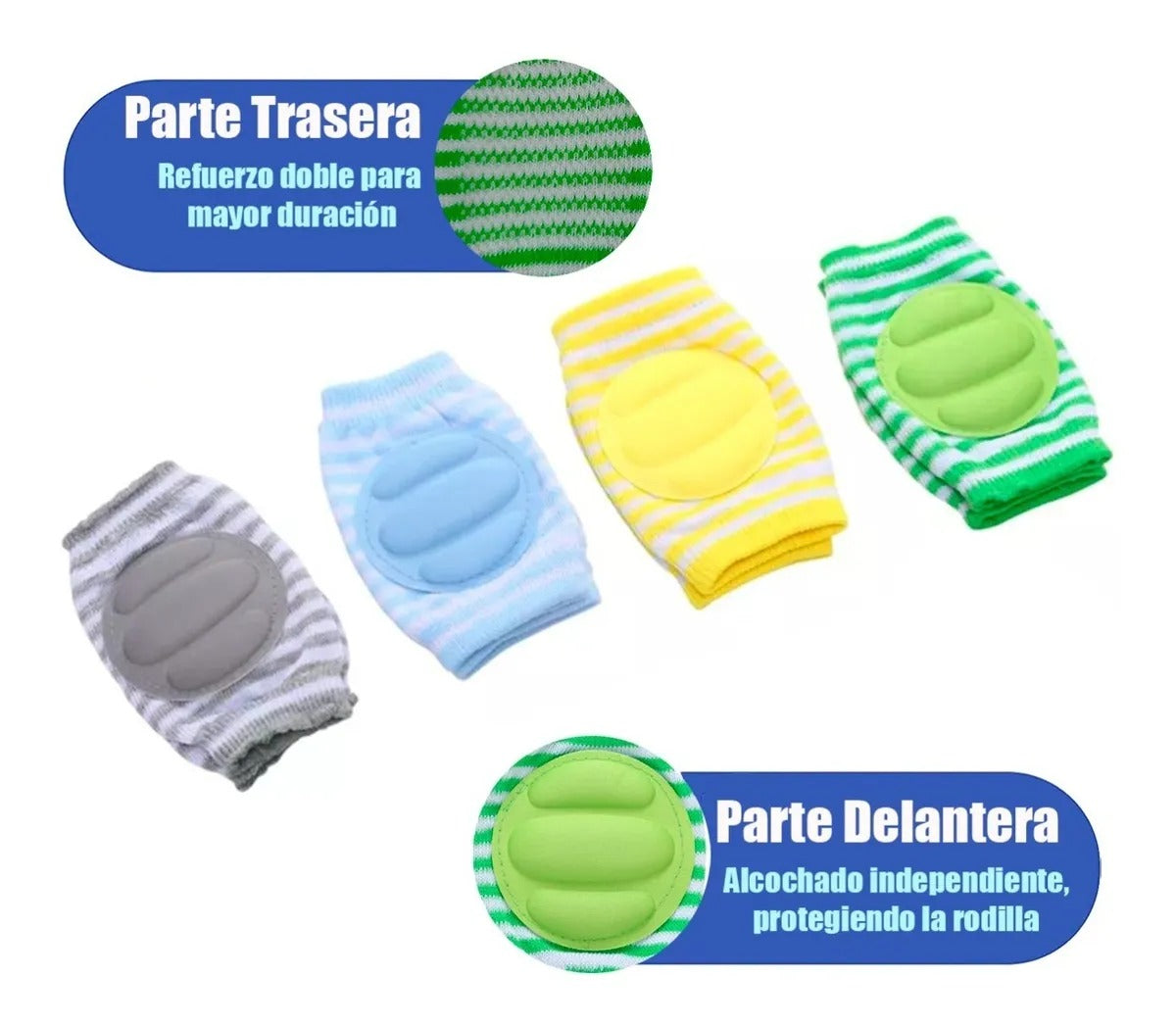 Casco de Seguridad + Rodilleras B-Safe para Bebés
