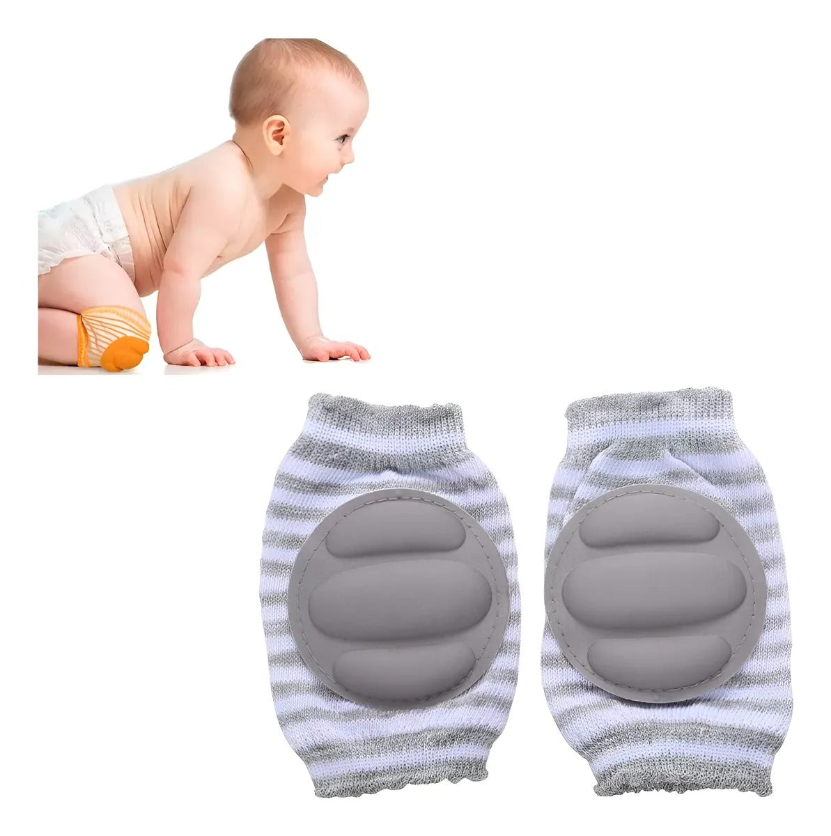 Casco de Seguridad + Rodilleras B-Safe para Bebés
