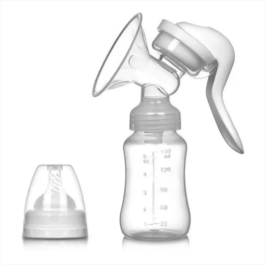 Extractor Manual de Leche Materna con Tetero – Práctico, Silencioso y Seguro
